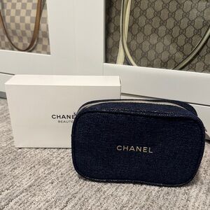 NEW CHANEL Midnight Blue Beauty Pouch